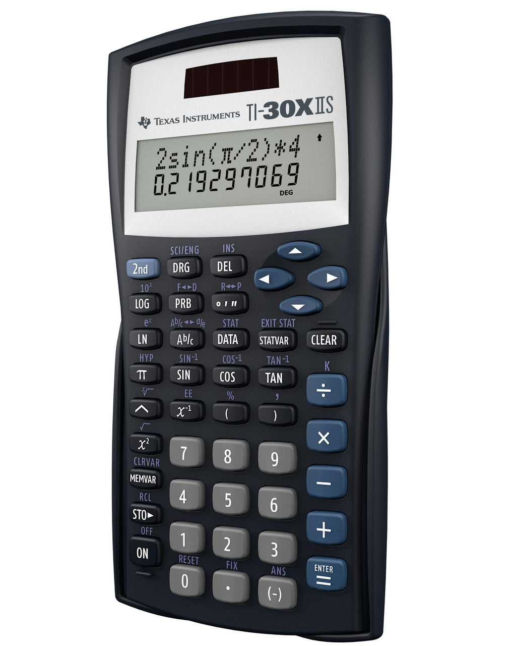 TI-30XIIS Scientific Calculator Texas Instruments, Black | Two-line calculator; Statistics and Advanced Scientific Functions