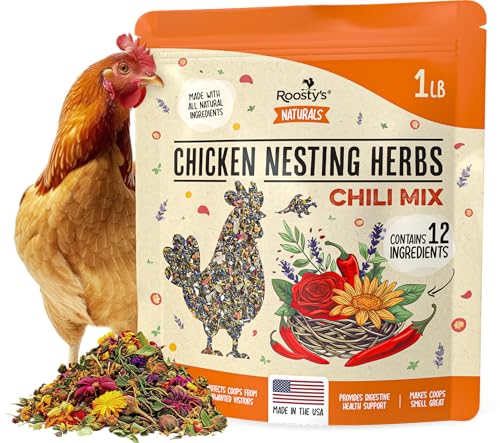 Roosty's Chicken Nesting Herbs Chili Mix, Coop Refresher, 16oz