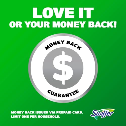Swiffer Sweep + Mop, Dry Pads Refill, Floor Cleaner for Dirt, Dust, Hair, Cleaning Cloths for Mopping Home, Bathroom, Kitchen, Dust Mop, Floor Duster, Unscented, 52ct