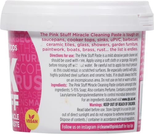 Stardrops The Pink Stuff Miracle Cleaning Paste, 17.6 Oz | Powerful Indoor & Outdoor Cleaning Tough on Stains, Grease & Grime