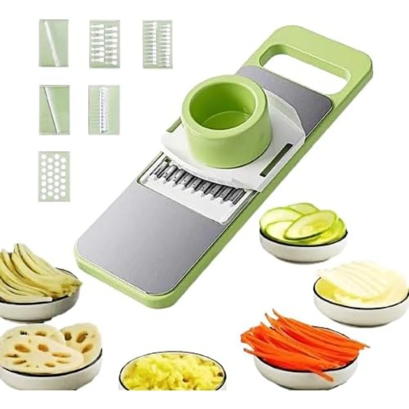 Woyuosn 6-in-1 SafePrep Mandoline Slicer