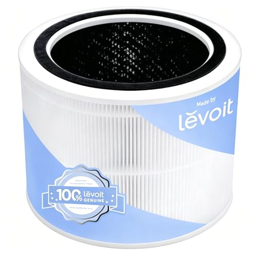 Levoit Core 200S-P Air Purifier Replacement Filter,Genuine Air Filter,1Pack | AHAM VERIFIDE,HEPA Sleep Mode, High-Efficiency Activated Carbon, Removes Smoke, Odors, Allergens,Dust,Pet Hair, Core 200S-RF