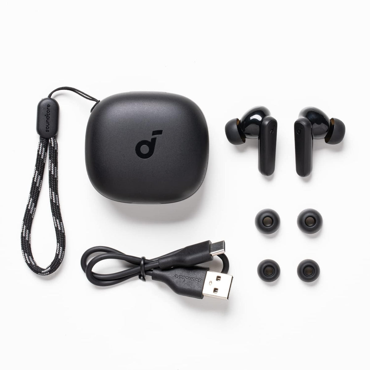 Soundcore by Anker P20i True Wireless Earbuds, with Big Bass, 30H Playtime | Bluetooth 5.3, Water-Resistant, 2 Mics for AI Clear Calls, 22 Preset EQs, Customization via App