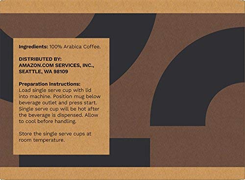 Amazon Brand - Solimo Dark Roast Coffee Pods, Compatible with Keurig 2.0 K-Cup Brewers 100 Count