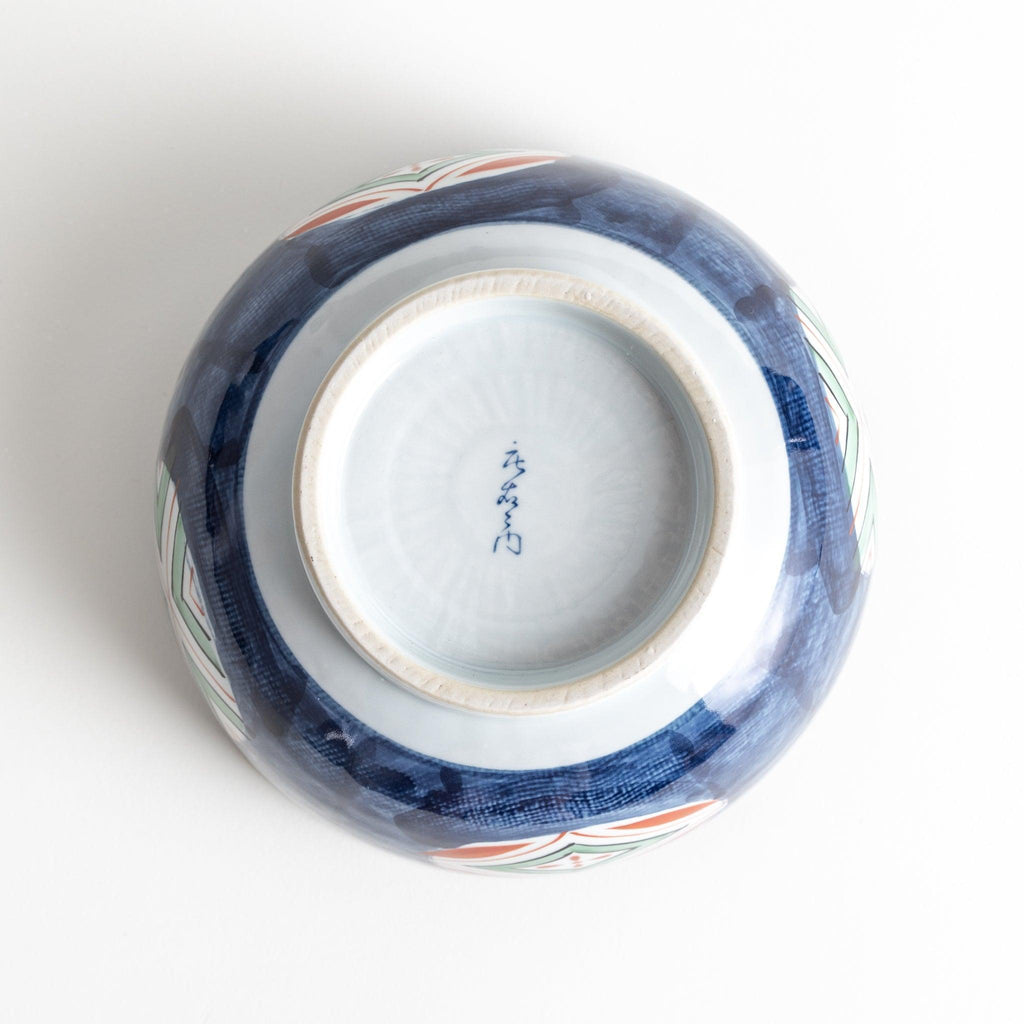 Dyed Diamond Pattern Donburi Bowl