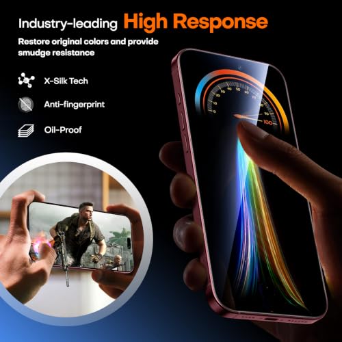 TAURI 2 Pack for iPhone 18 Pro Screen Protector, 1-Step Install | Auto Dust Removal, Full Coverage, Anti-Scratch Bubble-Free, (Ultra HD) Military-Grade 9H+ Tempered Glass for iPhone 18 Pro