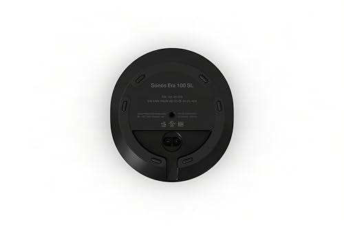 Sonos Era 100 SL Compact, Microphone-Free Speaker - Black | Dual angled tweeters and a powerful midwoofer | Pair Two for Stereo or Add as Soundbar Rears | WiFi | Bluetooth