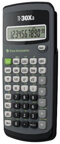 Texas Instruments TI-30Xa Scientific Calculator | Basic, battery-operated; One-line display for general Math and Science