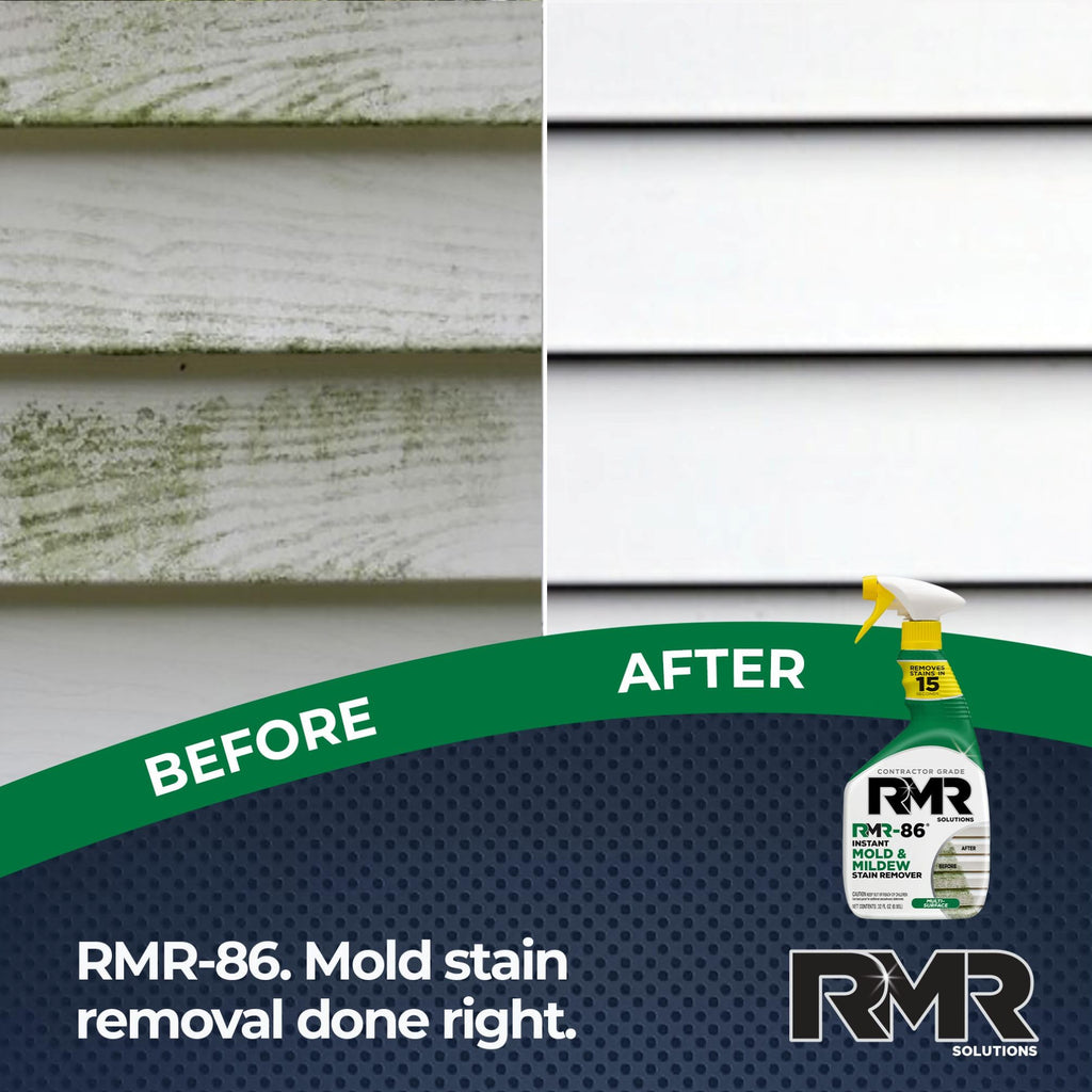 RMR-86 Instant Mold and Mildew Stain Remover Spray - Scrub Free Formula, 32 Fl Oz