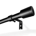 Curtain Rods 30-90 Inch, Adjustable Black Curtain Rods for Windows 1 Pack