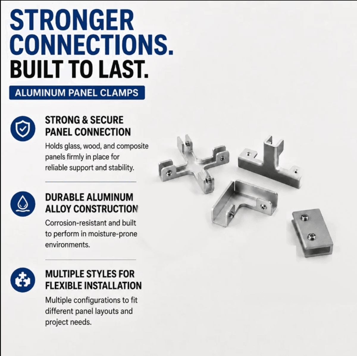 Multi-Angle Aluminum Joint Clamps
