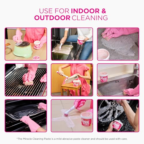 Stardrops The Pink Stuff Miracle Cleaning Paste, 17.6 Oz | Powerful Indoor & Outdoor Cleaning Tough on Stains, Grease & Grime