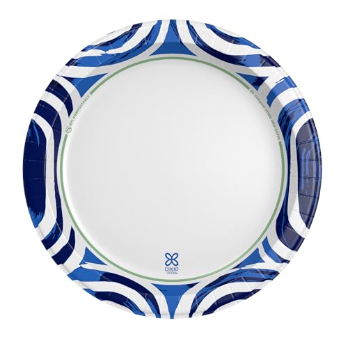 Dixie Ultra Large Paper Plates, 10 Inch, Heavy Duty Disposable Plates