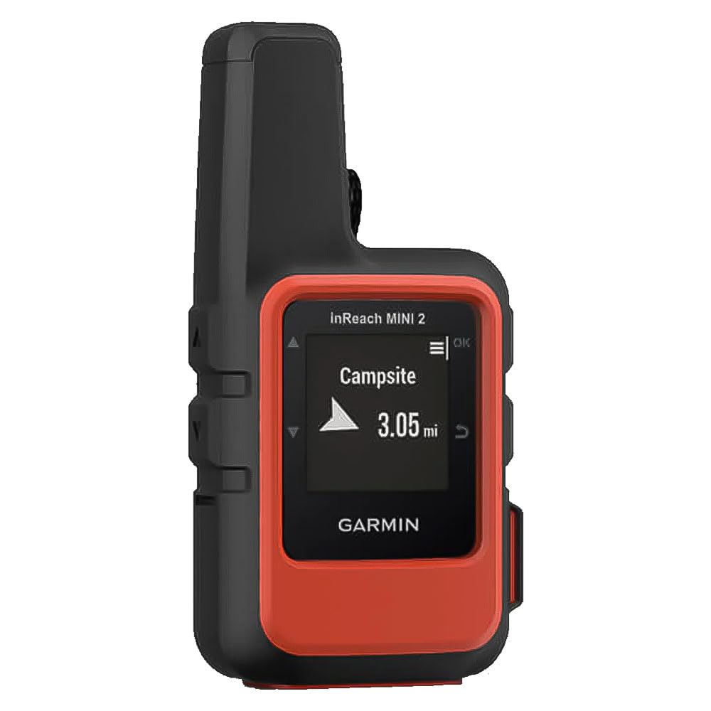 Garmin inReach® Mini 2, Satellite Communicator, Orange | SOS Satellite Communicator with Navigation, Two-Way Messaging Beyond Cell Service, 24/7 Garmin Response℠