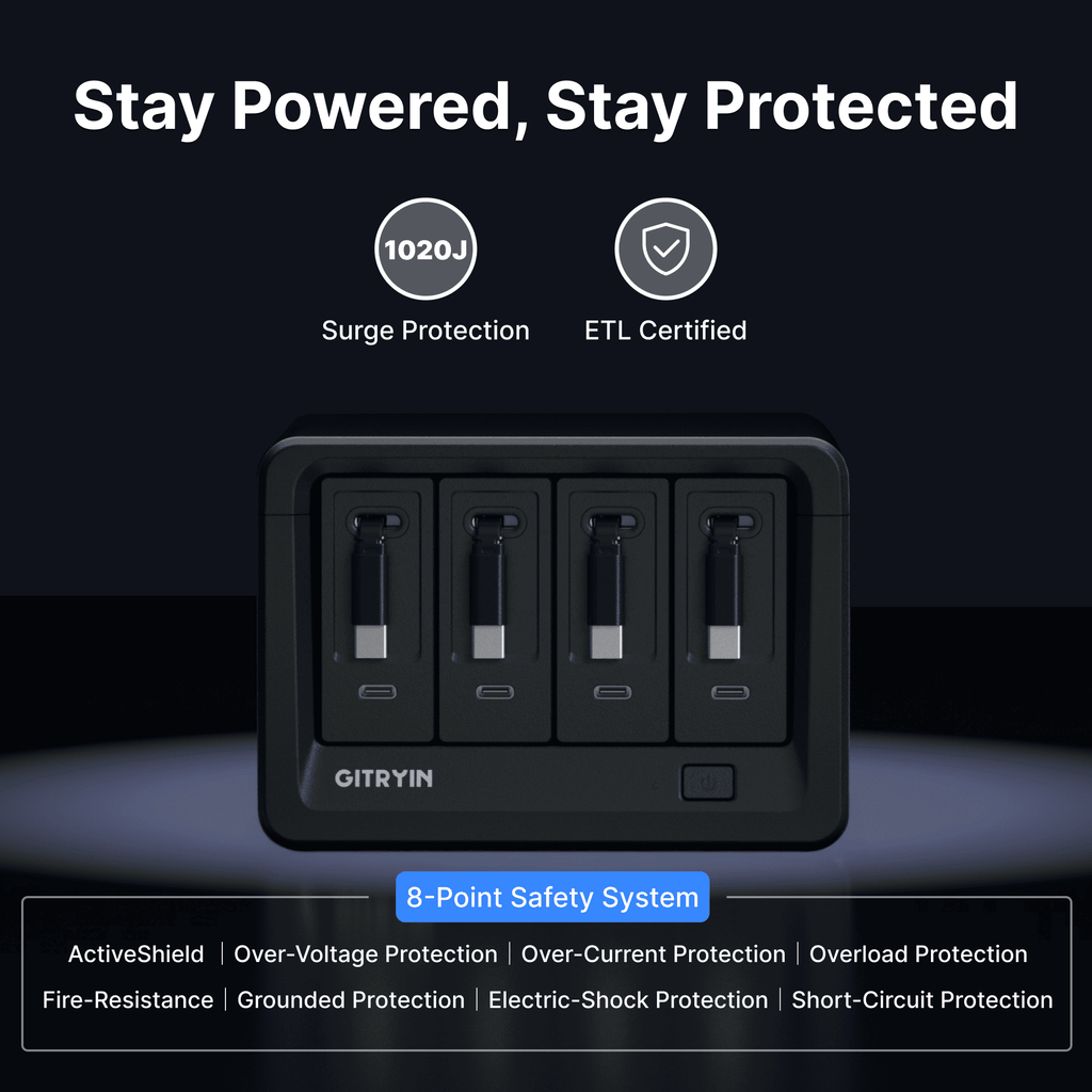 Gitryin Smart Desktop Charging Station 12-in-1 (40W Combo)