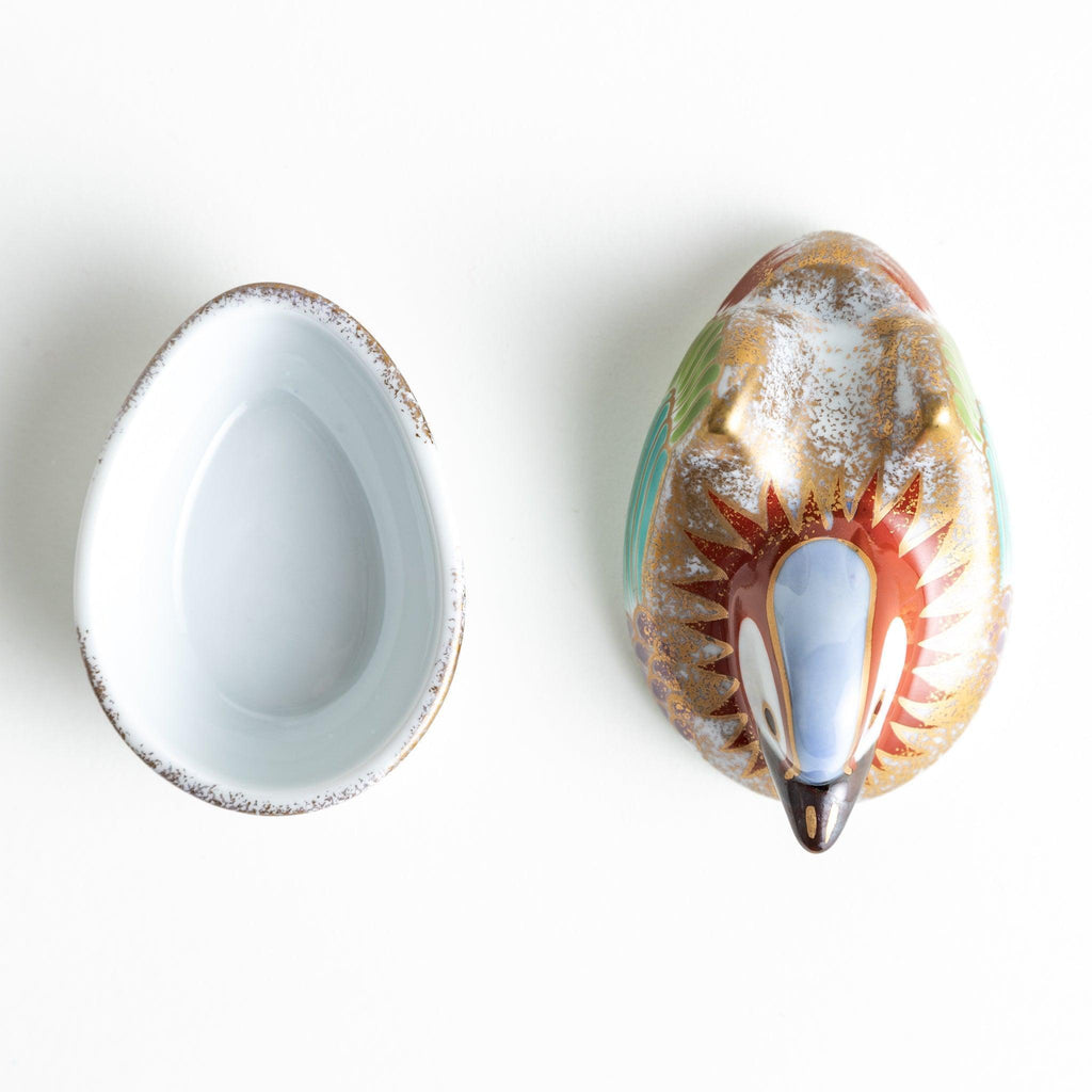 Golden Drake and Hen Condiment Bowl Set
