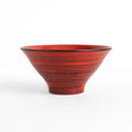 Negoro Lacquer Style Ramen Bowl