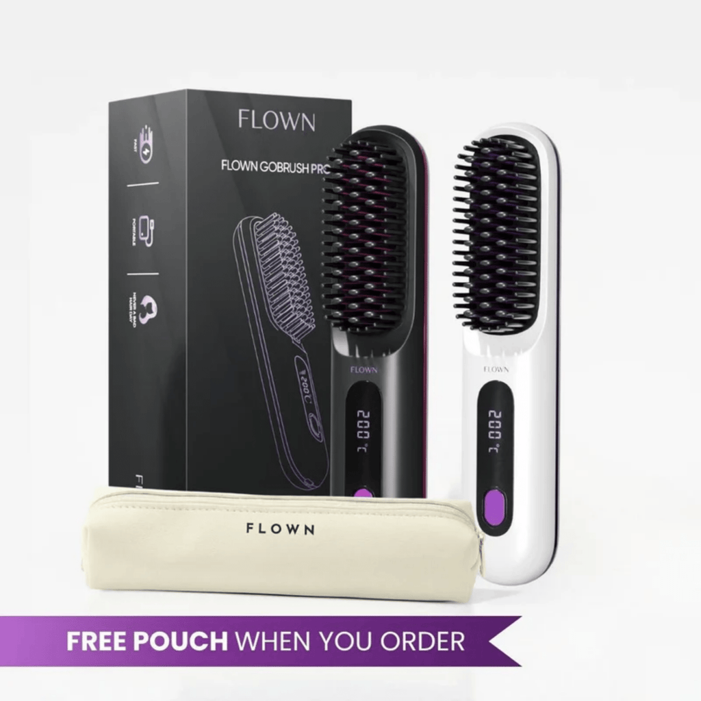 [NEW] FLOWN Portable Straightener Brush - GoBrush PRO