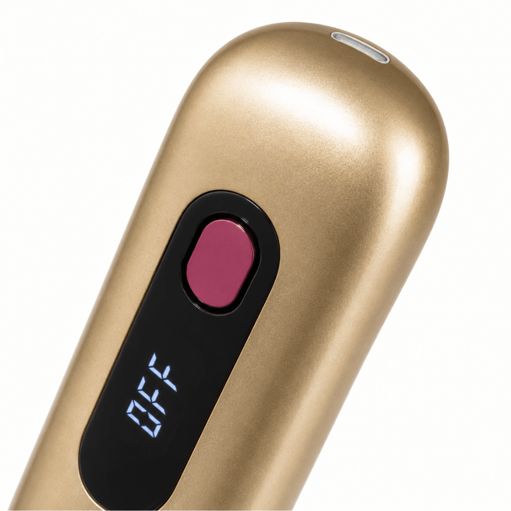 [NEW] FLOWN Portable Straightener Brush Gold - GoBrush PRO