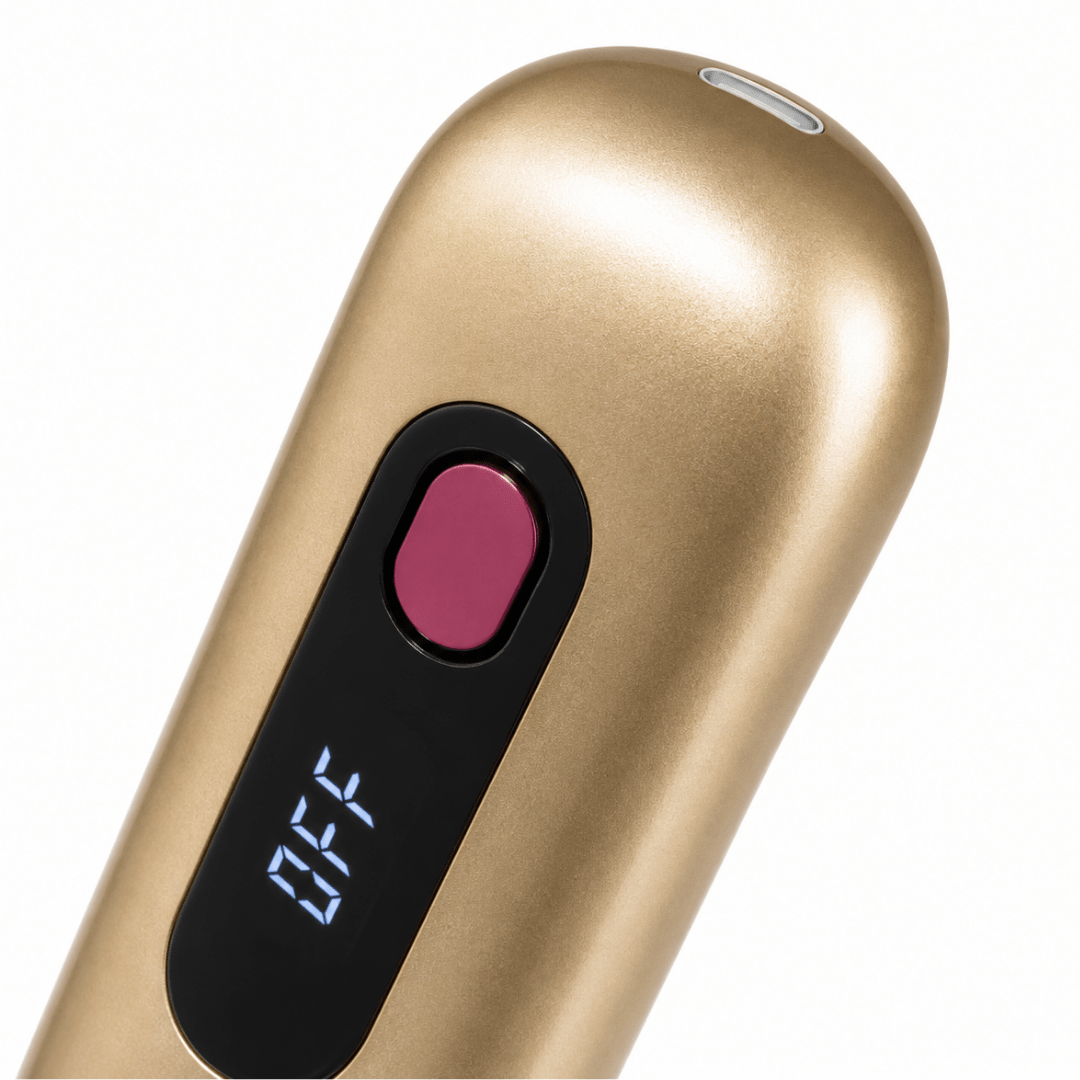 [NEW] FLOWN Portable Straightener Brush Gold - GoBrush PRO