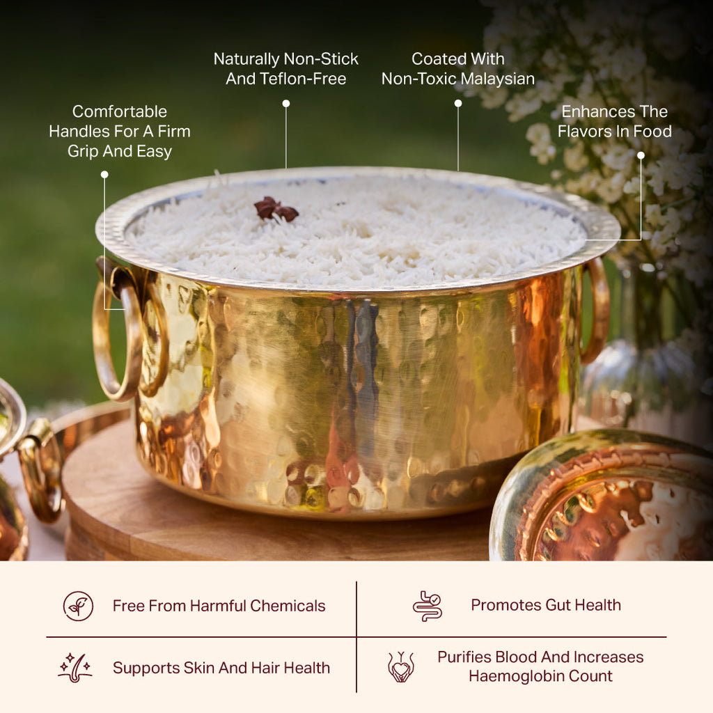 Brass Patila/  Milk Topia