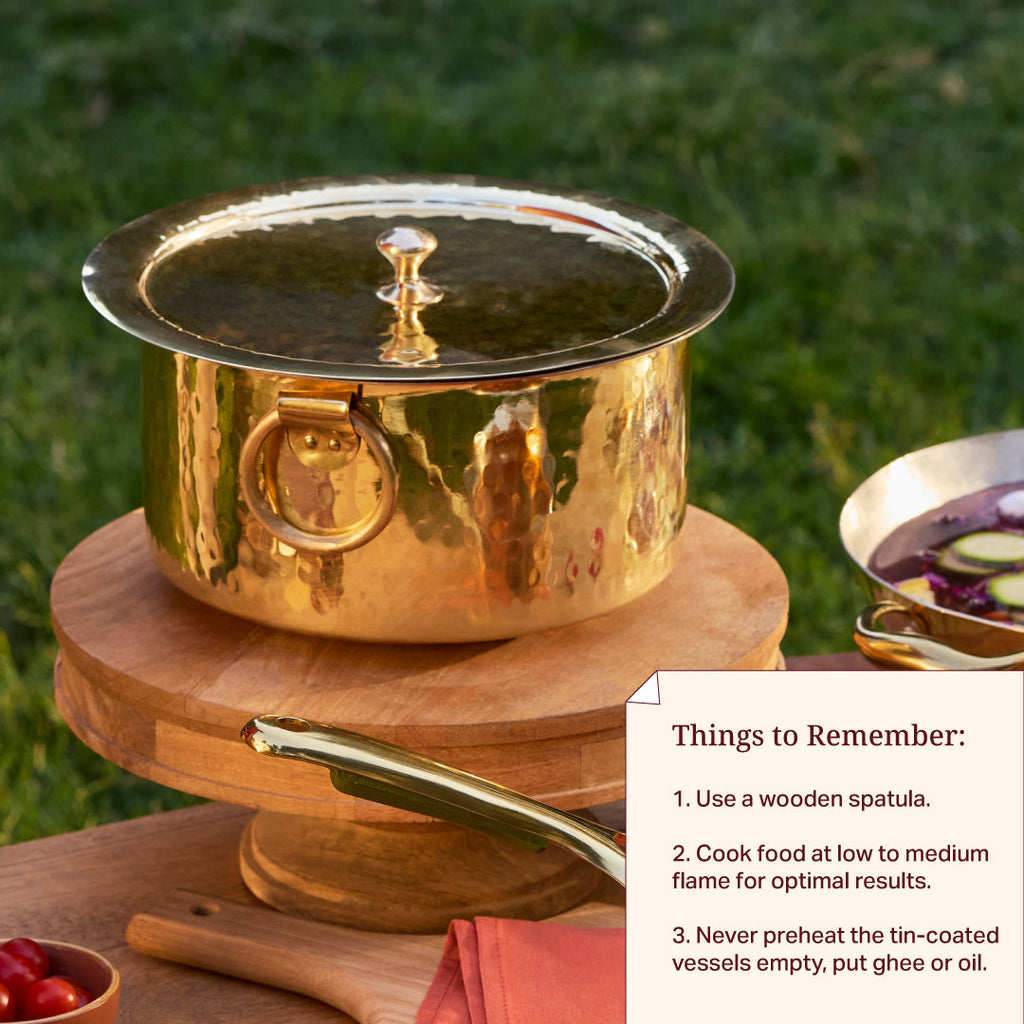Brass Patila/  Milk Topia