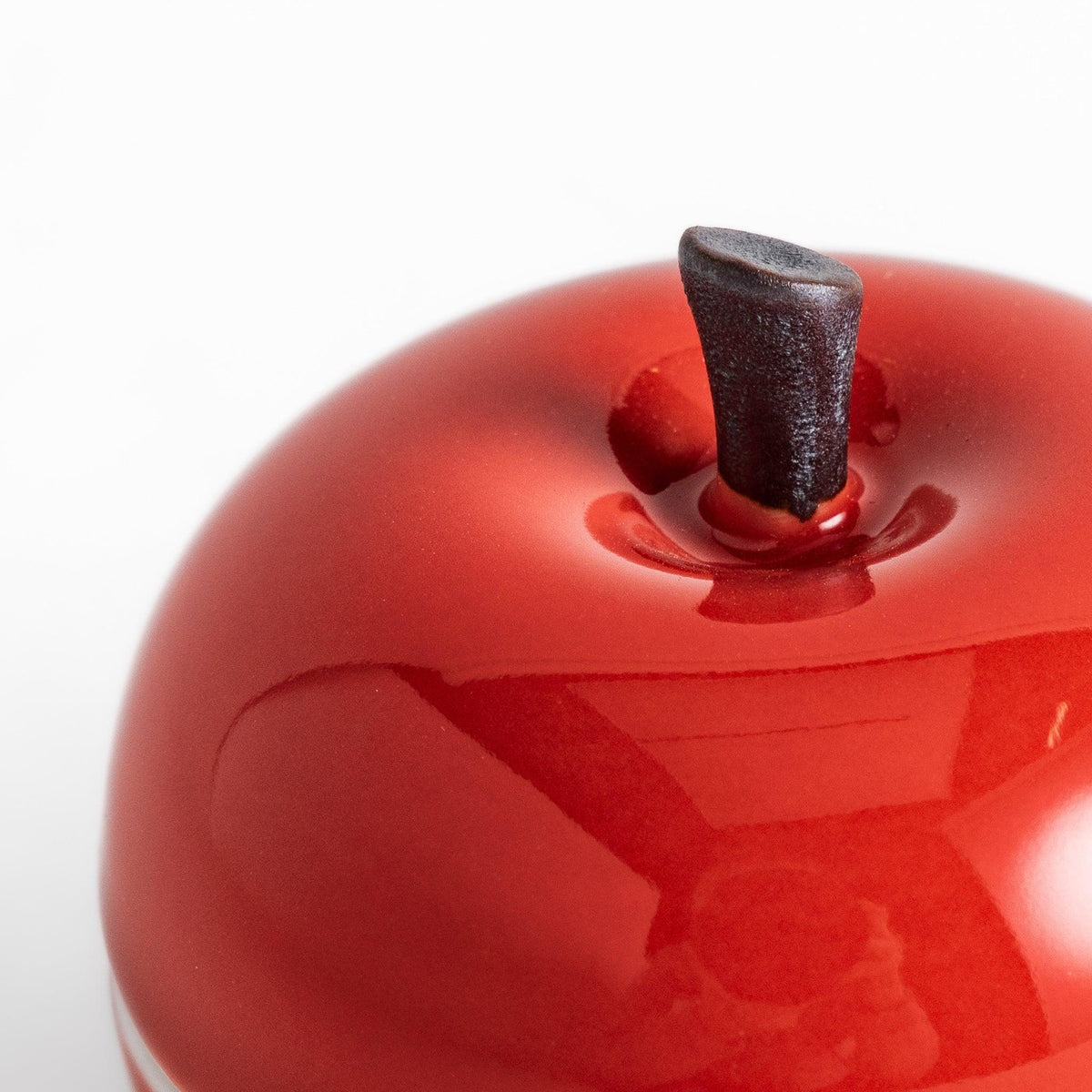 Red Apple Lidded Condiment Bowl