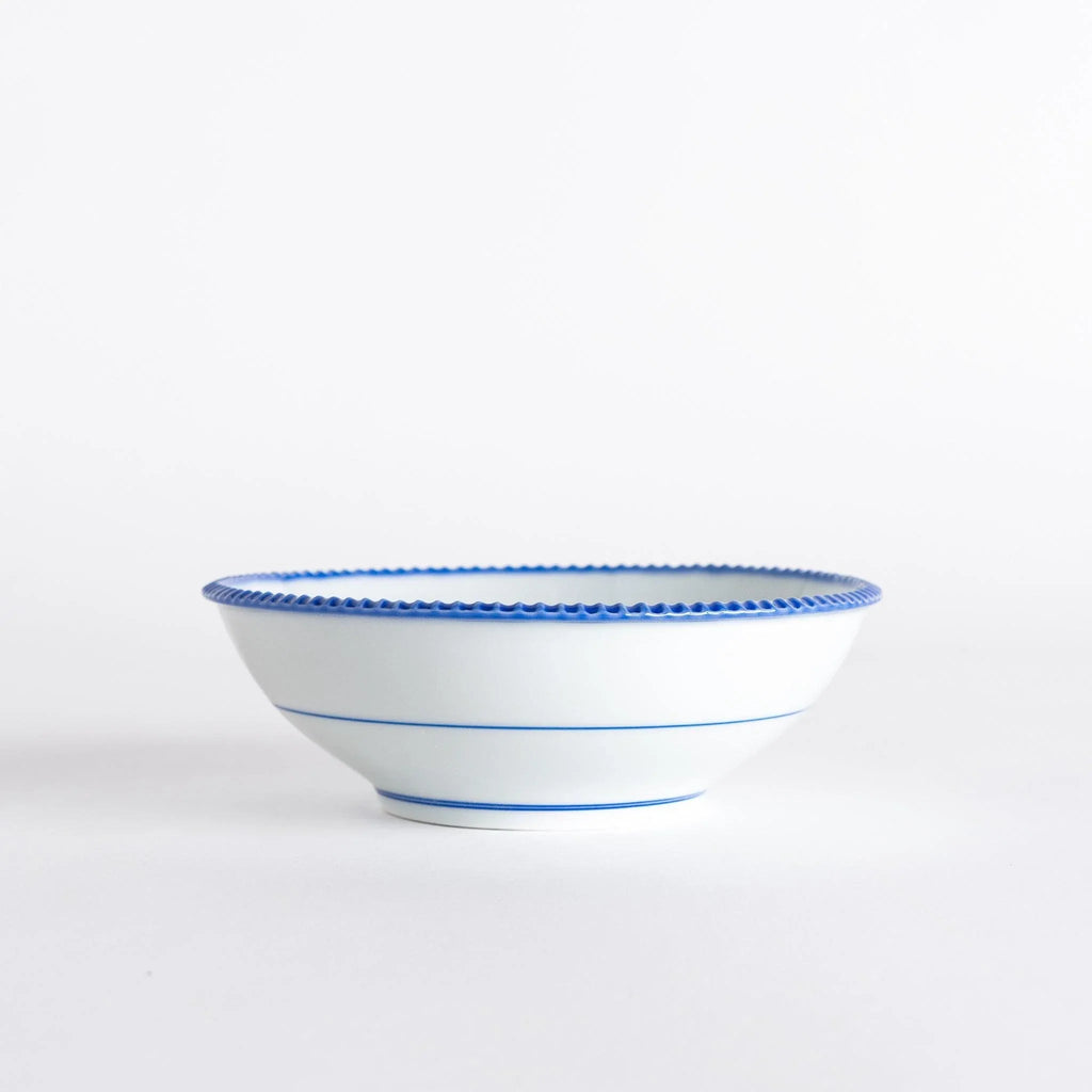Rustic Scallop-Edged Cereal Bowl