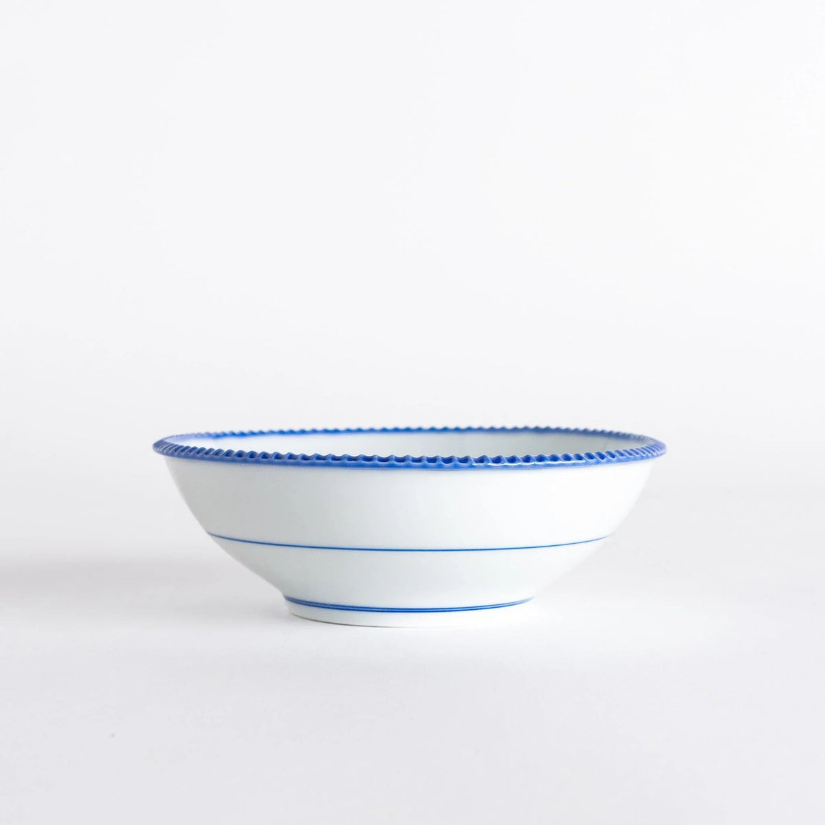 Rustic Scallop-Edged Cereal Bowl