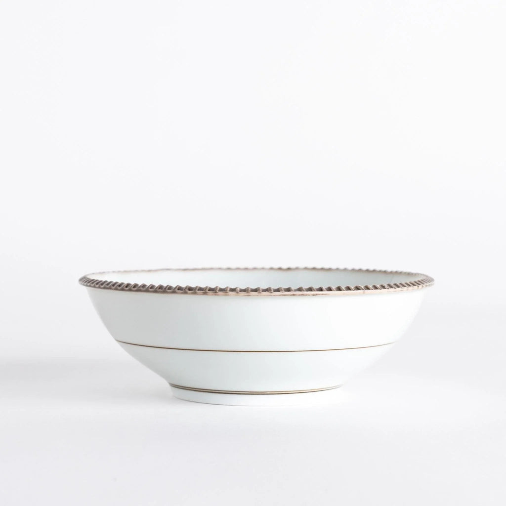 Rustic Scallop-Edged Cereal Bowl