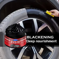 Car Tire & Trim Renewal Paste – Deep Black Shine, UV Protection & Easy Application 💎