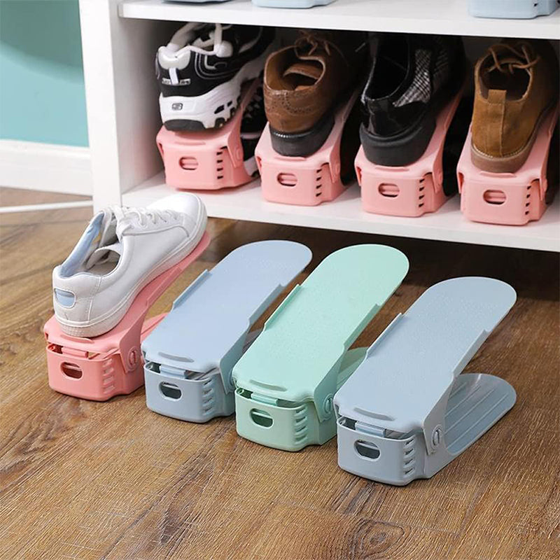 Double Layer Free Standing Shoe Rack