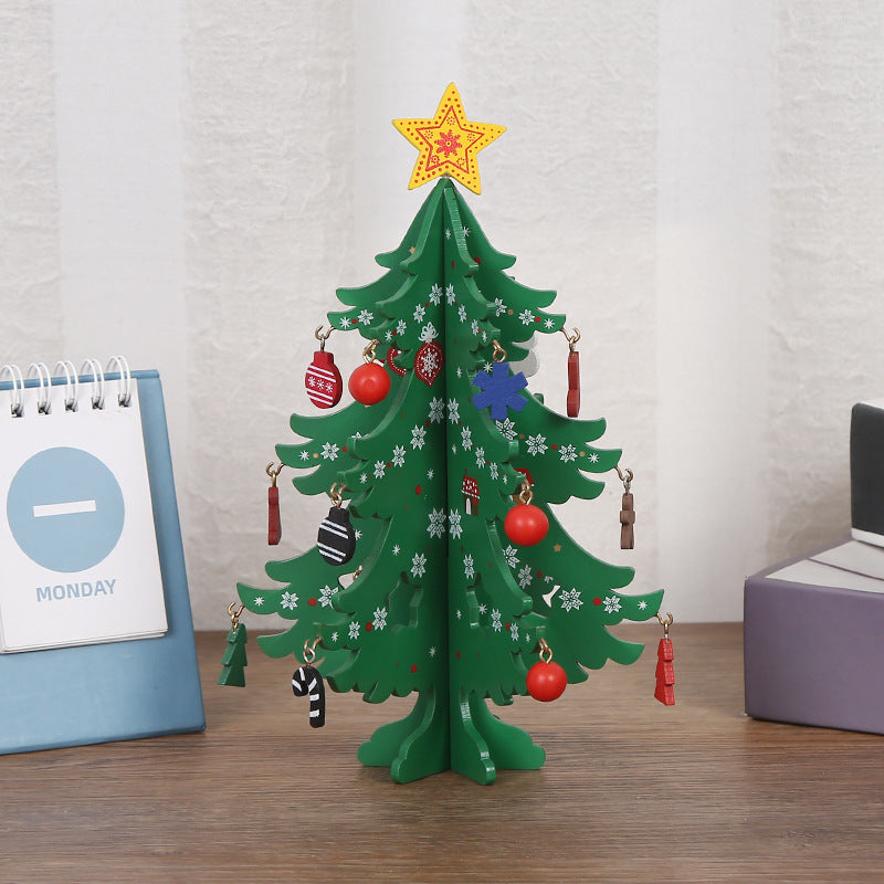 Wooden Christmas Tree for Decorating