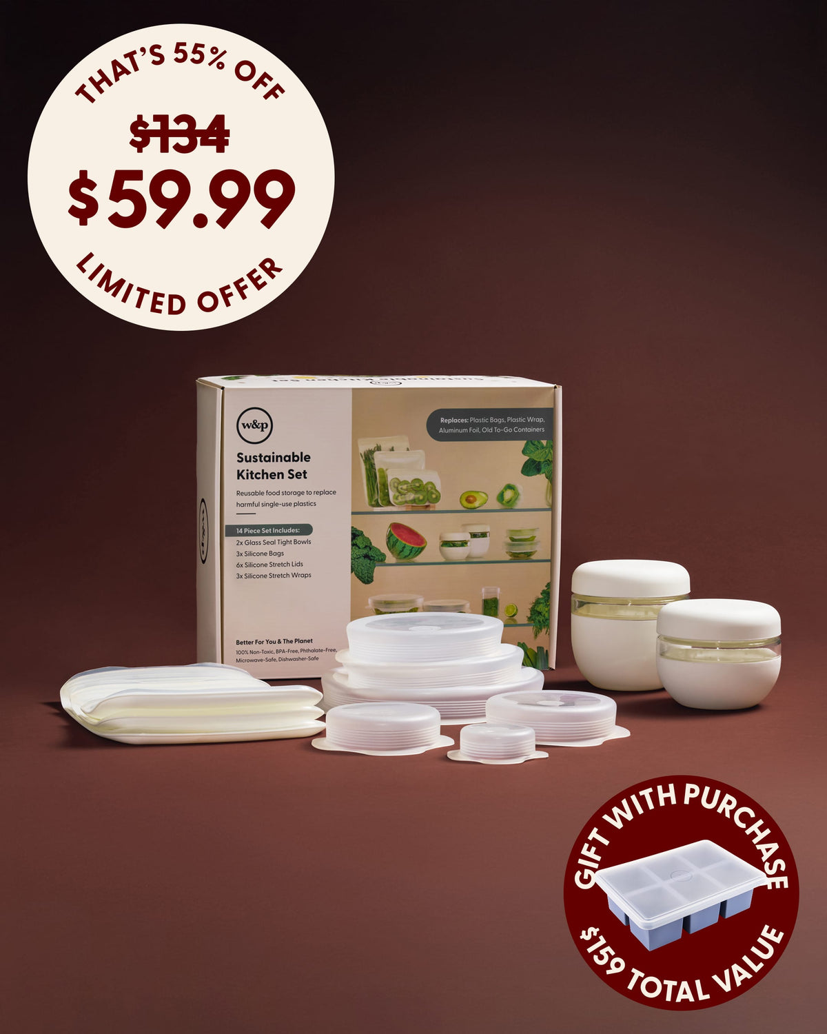 14-Piece Sustainable Kitchen Set